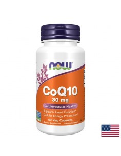 Коензим Q10 – Сърдечна енергия и антиоксидантна защита, 30 mg, 60 V капсули