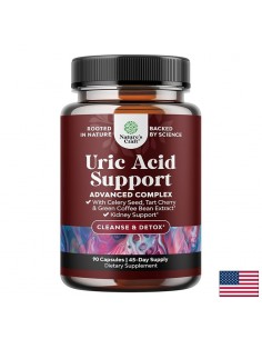 Uric Acid Support – Нормални нива на пикочна киселина и бъбречна подкрепа, 60 капсули