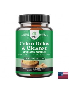 Colon Detox – При запек и чревен дискомфорт, 60 капсули