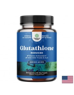 Глутатион 500 mg + Бял трън 100 mg + Алфа-липоева киселина 50 mg – Детокс и защита на черния дроб, 30 капсули - Детоксикация