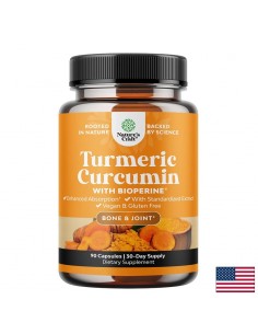 Куркума с BioPerine – Ставен комфорт и подвижност, 90 капсули