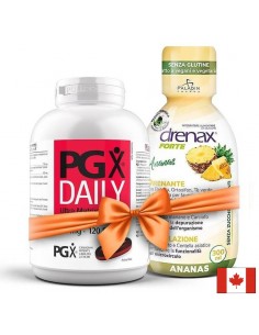 Промо пакет "Стройна фигура" - PGX® Daily Ultra Matrix 750 mg x 120 капсули + Диуретична формула Drenax Forte 300 ml, 10 дози