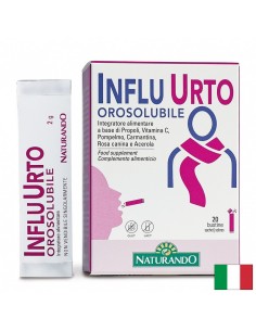 Формула за силен имунитет с Прополис 400 mg и Витамин C 360 mg, Influ Urto, 20 сашета