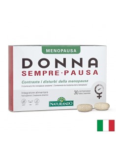 Формула при симптоми на менопауза със Соя 200 mg и Див ям 100 mg, Donna Sempre Pausa, 30 таблетки