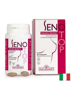 Билкова формула за бюста с Лен 200 mg и Хмел 160 mg – Senotop, 60 таблетки - Таблетки