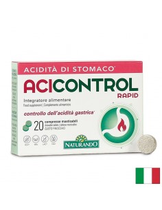 Формула при киселини и парене в стомаха с бързо действие, AciControl Rapid, 500 mg, 20 дъвчащи таблетки