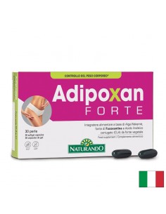 CLA 1000 mg + Уакаме 200 mg – Контрол на теглото и мастния метаболизъм, Adipoxan Forte, 30 софтгел капсули