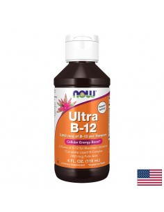Ultra B-12 – Енергия и подкрепа за нервната система, 118 ml, 48 дози - Течни