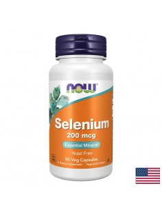 Селен (L-селенометионин) – При Хашимото и хипотиреоидизъм, 200 µg, 90 веган капсули - Селен