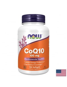 Коензим Q10 – Клетъчна енергия и подкрепа при високо кръвно, 100 mg, 150 софтгел капсули - Сърце