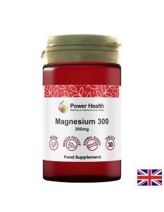 Магнезий (оксид) – Срещу мускулни крампи и нервно напрежение, 300 mg, 30 таблетки - Магнезий