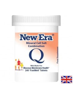 Combination Q – Минерални соли с калиев хлорид и калиев сулфат + биотин за нос и гърло, 240 бързоразтворими таблетки
