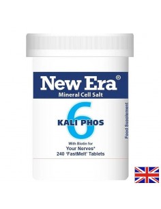 Минерална сол №6 Калиев фосфат с Биотин – Нервен баланс и концентрация, 240 бързоразтворими таблетки