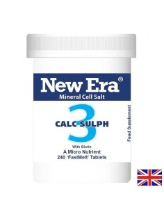 Минерална сол №3 Калциев сулфат с Биотин – Чиста и здрава кожа, 240 бързоразтворими таблетки