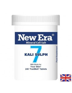 Минерална сол №7 Калиев сулфат с Биотин – Здрави коса и нокти, 240 бързоразтворими таблетки