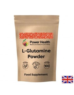 L-Глутамин – Мускулно възстановяване и имунна подкрепа, 5000 mg, 100 g