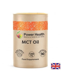 МСТ масло (от кокос) – Енергия и горене на мазнини, 1200 mg, 90 капсули