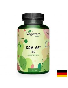 Нервна система - BIO KSM-66 Ашваганда + Цинк и Витамин С, 180 капсули