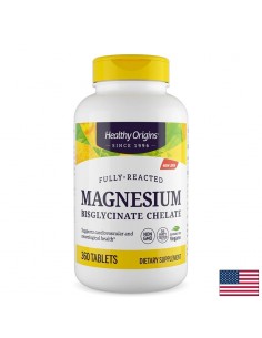 Магнезий бисглицинат хелат – Мускули, нервна система и сърдечна функция, 100 mg, 360 таблетки