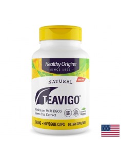 Зелен чай екстракт Teavigo® – Метаболизъм и контрол на телесното тегло, 150 mg, 60 софтгел капсули