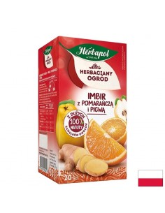 Чай Джинджифил, Портокал и Дюля, 20 филтърни пакетчета - Билкови  чайове