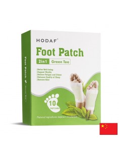 Детокс пластири за стъпала със зелен чай, 10 бр.