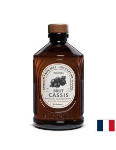 Сироп с касис – Френски сироп за коктейли, лимонади и десерти, Bacanha Brut Cassis, 400 ml - Билкови сиропи