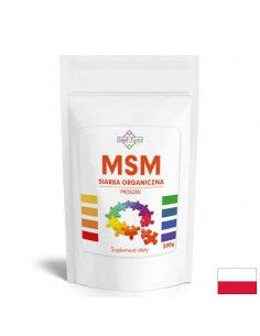 МСМ (метилсулфонилметан) – Здрави стави и гъвкави сухожилия, 1000 mg, 200 g прах