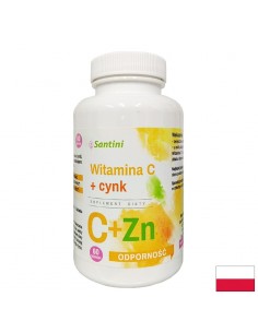 Витамин C 1000 mg + Цинк 10 mg – Силен имунитет и антиоксидантна защита, 60 таблетки