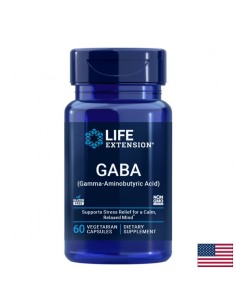 ГАБА (гама-аминомаслена киселина) – При безсъние и стрес, 100 mg, 60 веган капсули