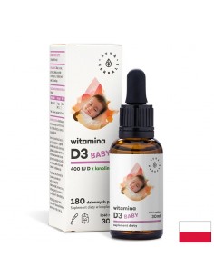 Витамин D3 за бебета и деца – Здрави кости и имунна защита, 10 µg (400 IU), 30 ml капки, 180 дози - Витамин D
