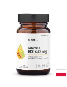 Витамин B2 – Енергия, здрава кожа и спокойна нервна система, 40 mg, 60 капсули - Отпадналост и умора