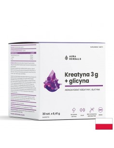 Креатин 3000 mg + Глицин 3000 mg – Сила, издръжливост и мускулно възстановяване, 30 сашета - Отпадналост и умора