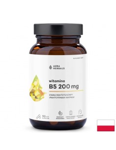 Витамин B5 (Пантотенова киселина) – Повече енергия и устойчивост на стрес, 200 mg, 90 капсули - Отпадналост и умора