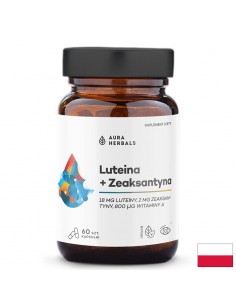 Лутеин 18 mg + Зеаксантин 2 mg – Поддържане на зрението и защита от синя светлина, 60 капсули