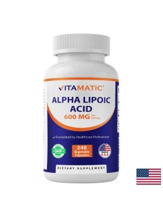 Алфа-липоева киселина – За баланс на кръвната захар и метаболизма, 300 mg, 240 веган капсули