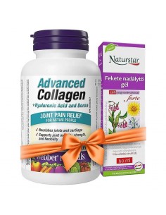 Промо пакет 19 - Колаген с хиалуронова киселина и бор 40 мини каплети + Гел с черен оман и арника 60 ml - Колаген