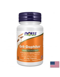 Пробиотици 4 млрд. CFU + 8 щама – Чревен баланс и храносмилане, 60 веган капсули - Пробиотици и пребиотици