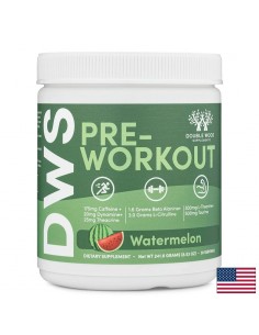 Pre-Workout L-Цитрулин + Бета аланин + Тирозин – Концентрация и издръжливост, диня, 241.8 g, 30 дози, прах