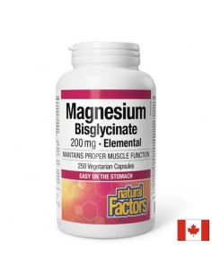 Магнезий бисглицинат – При безсъние и стрес, 200 mg, 250 капсули