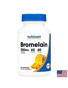 Бромелаин – При подуване и тежест след хранене, 550 mg, 60 капсули