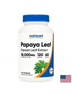 Папая (лист) – Подуване и храносмилателен дискомфорт, 1200 mg, 120 капсули