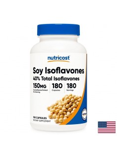 Соя изофлавони – При менопауза и хормонални промени, 150 mg, 180 капсули