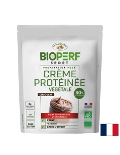 Растителен протеинов крем с вкус на шоколад, БИО – 250 g, 10 порции - Спортни добавки