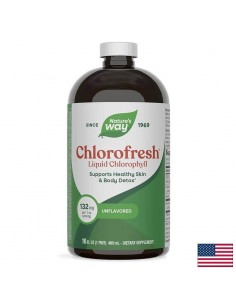 Хлорофреш® Течен Хлорофил – Детоксикация и свежест -Chlorofresh® Liquid Chlorophyll, 473 ml - Прекомерно изпотяване
