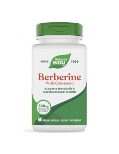 Берберин + канела - Баланс на кръвната захар и метаболитна подкрепа, 60 капсули 2