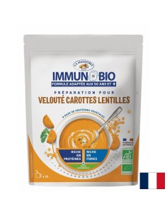 Крем супа моркови и леща, БИО, 50+, 250 g, 10 порции, прах - Протеини