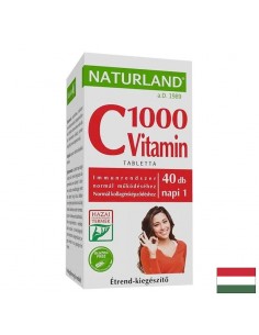 Витамин C – Имунитет и антиоксидантна защита, 1000 mg, 40 таблетки