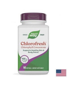 Хлорофреш® Хлорофил концентрат – Детоксикация и свежест - Chlorofresh® Chlorophyll Concentrat, 90 софтгел капсули - Хлорофил