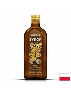 Сироп от джинджифил и лимон с пчелен мед, 250 ml